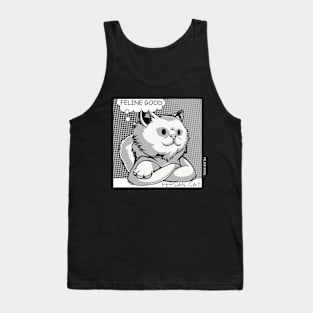 Persian Cat - Feline Good - Funny Cat Puns Cute Kitty Tank Top